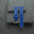 Padded Blue Epsom Leather Rally Watch Strap - White Racing Holes & Stitch
