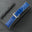 Padded Blue Epsom Leather Rally Watch Strap - White Racing Holes & Stitch