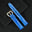 Flat Blue Patina Alligator Leather Watch Strap