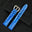 Flat Blue Patina Alligator Leather Watch Strap