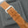 Padded Cognac Brown Epsom Calfskin Leather Watch Strap