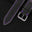 Padded Black Epsom Leather Rally Watch Strap – Purple Racing Holes