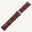 Flat Burgundy Oxblood Patina Alligator Leather Watch Strap