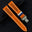 Flat Orange Epsom Calfskin Leather Rally Watch Strap – Blue Racing Holes