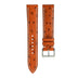 Orange Quill Ostrich Leather Watch Strap