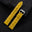 Yellow Quill Ostrich Leather Watch Strap