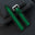 Green Black Patina Leather Watch Strap