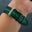 Green Black Patina Leather Watch Strap