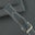 Flat Grey Epsom Calfskin Leather Watch Strap