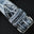 Flat Grey Patina Alligator Leather Watch Strap