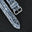 Flat Grey Patina Alligator Leather Watch Strap