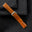 Amber Orange Fine Scale Ostrich Leg Leather Watch Strap