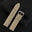 Beige Epsom Calfskin Leather Watch Strap