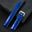 Cobalt Blue Ostrich Leg Leather Watch Strap
