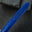 Cobalt Blue Ostrich Leg Leather Watch Strap