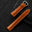 Cognac Ostrich Leg Leather Watch Strap