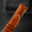 Cognac Ostrich Leg Leather Watch Strap