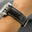 Dark Brown Ostrich Leg Leather Watch Strap