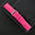 Dark Pink Epsom Calfskin Leather Watch Strap