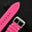 Dark Pink Epsom Calfskin Leather Watch Strap
