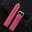 Dark Rose Epsom Calfskin Leather Watch Strap