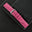 Dark Rose Epsom Calfskin Leather Watch Strap