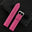 Dark Rose Epsom Calfskin Leather Watch Strap