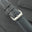 Padded Grey Epsom Calfskin Leather Watch Strap