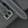 Padded Grey Epsom Calfskin Leather Watch Strap