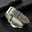 Grey Ostrich Leg Leather Watch Strap