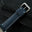 Navy Togo Calfskin Leather Watch Strap