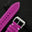 Pink Purple Epsom Calfskin Leather Watch Strap