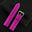 Pink Purple Epsom Calfskin Leather Watch Strap