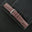 Rosewood Epsom Calfskin Leather Watch Strap
