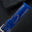 Royal Blue Fine Scale Ostrich Leg Leather Watch Strap
