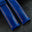 Royal Blue Fine Scale Ostrich Leg Leather Watch Strap