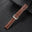 Vintage Brown Fine Scale Ostrich Leg Leather Watch Strap