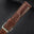 Vintage Brown Fine Scale Ostrich Leg Leather Watch Strap