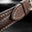 Vintage Brown Fine Scale Ostrich Leg Leather Watch Strap