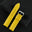 Yellow Epsom Calfskin Leather Watch Strap