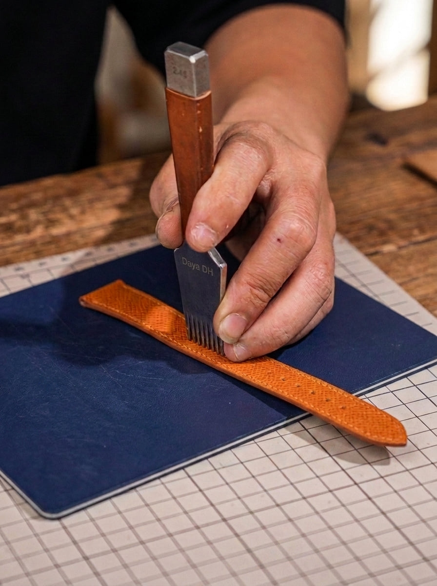 Punching the Stitch Holes