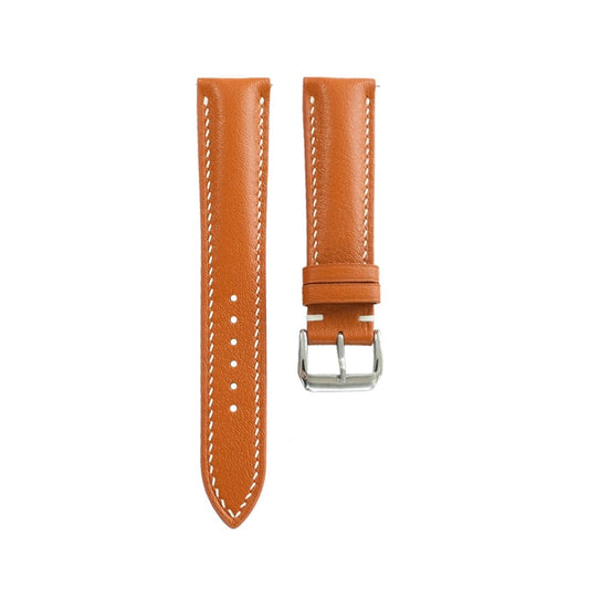 Padded Tan Cowhide Leather Watch Strap — photo 1