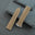 Padded Taupe Togo Calfskin Leather Watch Strap