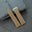 Padded Taupe Togo Calfskin Leather Watch Strap