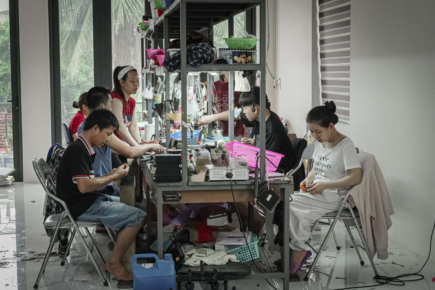 Inside the xilugs workshop in Ha Noi