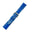 Flat Ocean Blue Alligator Leather Watch Strap