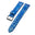 Flat Ocean Blue Alligator Leather Watch Strap