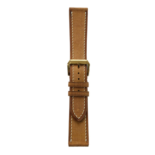 Tan Babele Calfskin Watch Strap