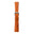 Padded Orange Epsom Calfskin Leather Watch Strap