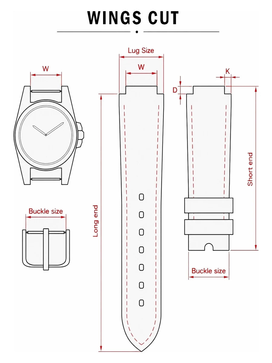 Wing Cut strap